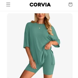 [CORVIA] TWO-PIECE MATCHING SET